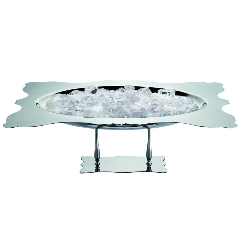 Support à fruits de mer Dolce Vita - 12 pièces - Acier inoxydable, Argent argent