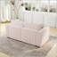 Canapé modulaire pour 2 personnes avec design unique et rangement pratique pour une assise confortable dans les chambres-13689415