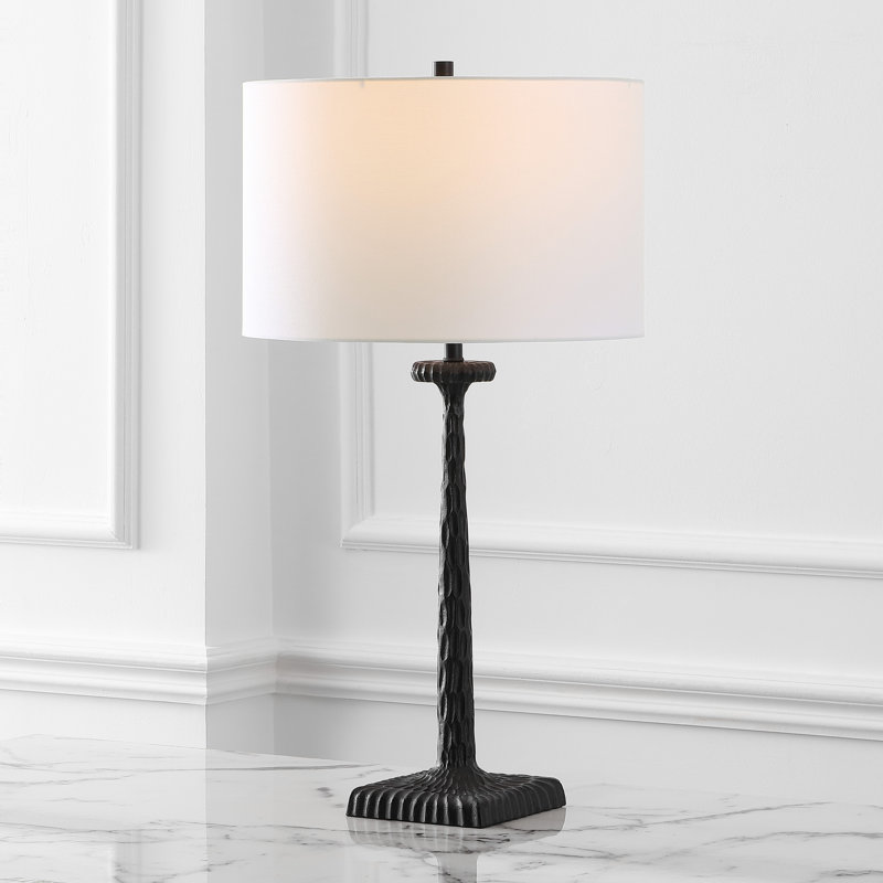 Nivedha Metal Base Table Lamp, Black