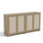62" W Rattan Sideboard - Traditional Style With Modern Storage (Set Of 2)-1890303264