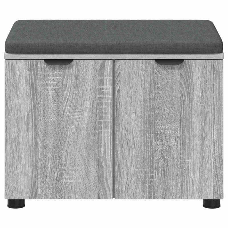 Storage Bench, 46cm H x 60cm W x 38cm D, Grey Sonoma