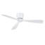  Ventilateur de plafond encastré intérieur / extérieur 52 po avec éclairage à DEL et télécommande Klinch - Nickel brossé-70933469-139193442