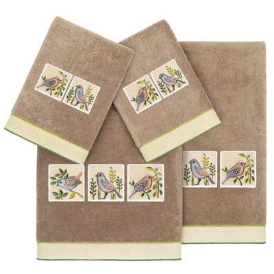 Ensemble de serviettes 4 pièces en coton turc