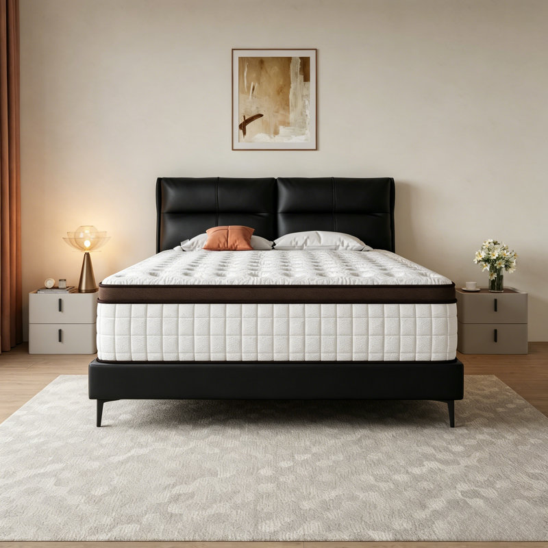 10'' Foam and Spring Hybrid Mattress, Full,Medium Firmness, Durable Support, Certified Safe Foams & Fabric, Mattress in A Box