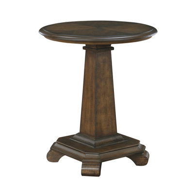 Cambridge Crest Pedestal End Table