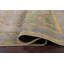 Tapis brun en laine noué à la main de conception unique 6 pi 4 po x 10 pi 3 po Onassis