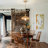 Junathean 1 - Light 10.23"Wide Gold Dome Pendant with Petal Glass Lampshade with Cord-106895390-122780815