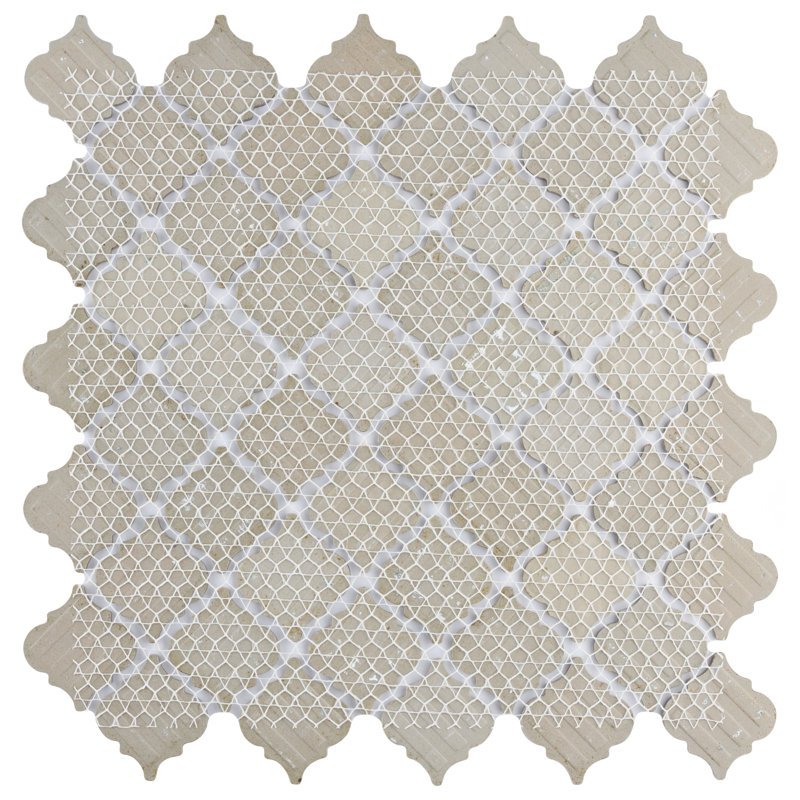 Hudson Tangier 2" x 2" Porcelain Grid Mosaic Wall & Floor Tile, Glossy White