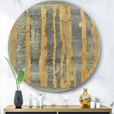 " Glam Metallic Form IV " Painting Print
