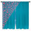 Rideaux de fenêtre à motif floral rose obscurcissant et obscurcissant - 2 panneaux