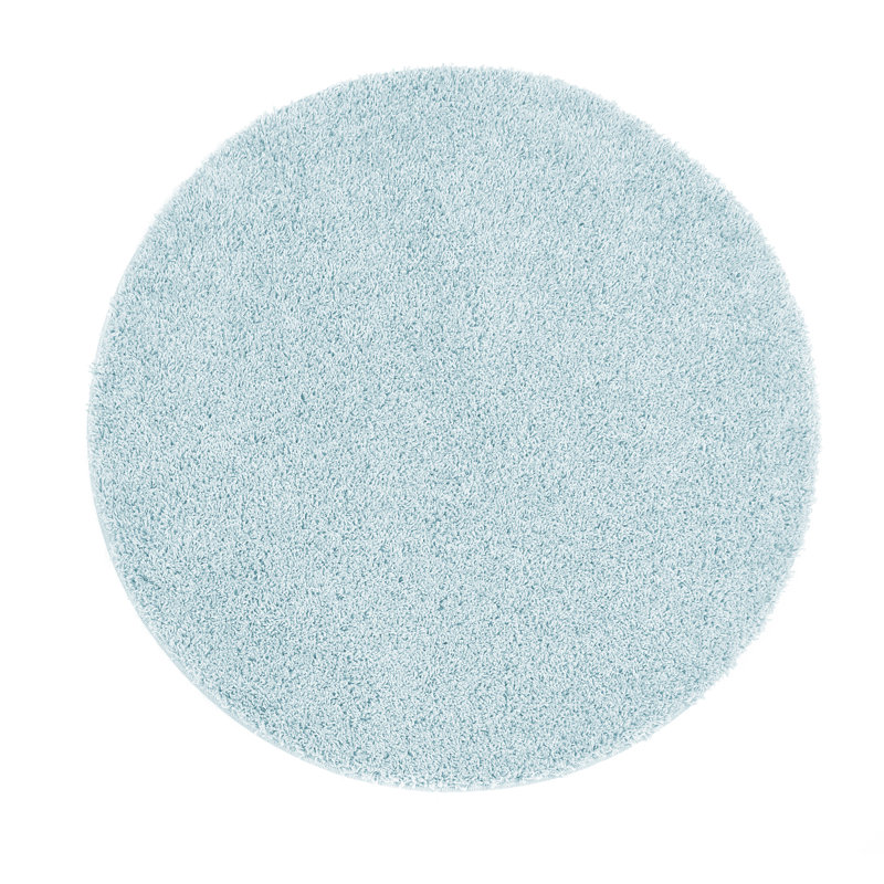 Buddy Teal Curve Bath Mat 50x80cm, Blue, 100cm W x 100cm L