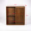 Armoire de rangement avec 2 portes coulissantes