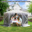 Tente de protection pour abri de jardin avec auvent de camping-101592463-101592464