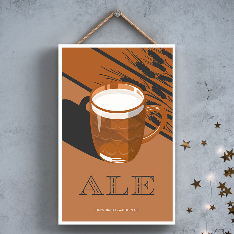 Cocktails - Ale - Print on MDF