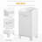 31" Tilt Out Laundry Hamper, Free Standing Home Organizer Hamper, Bathroom Storage Cabinet