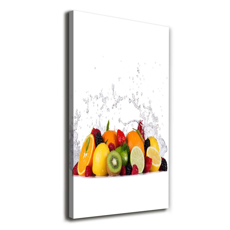 Fruits - Wrapped Canvas Print, 120cm H x 60cm W