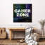 «Video Games Gamer Zone», impression sur toile-92563248