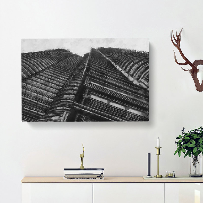 Petronas Towers Kuala Lumpur - Wrapped Canvas, 40cm H x 60cm W x 3cm D