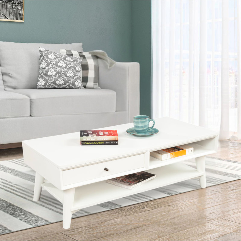 Table basse River, Blanc