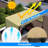 Amgo Customze Pergola Canopy Replacement Coer, 95% U Blockage, wth Stanless Steel Weghted Rods-107526751-107526771