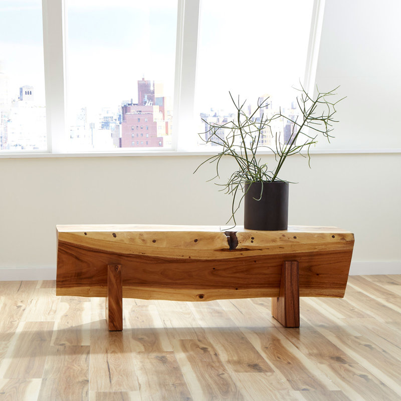 Wood Bench, Natural