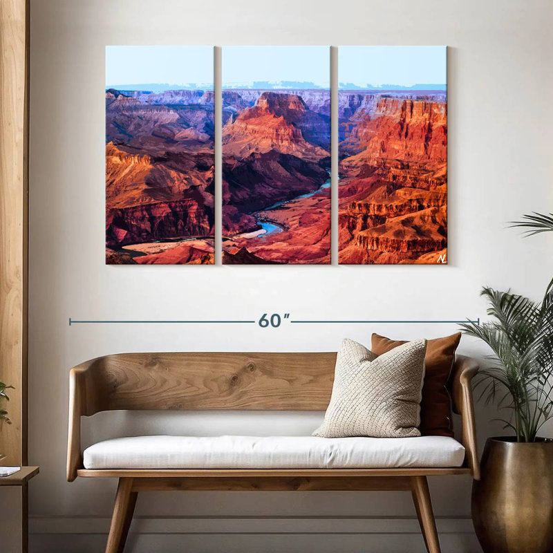 Illustration du Grand Canyon d'Alvord II, H 32 po x l 50 po