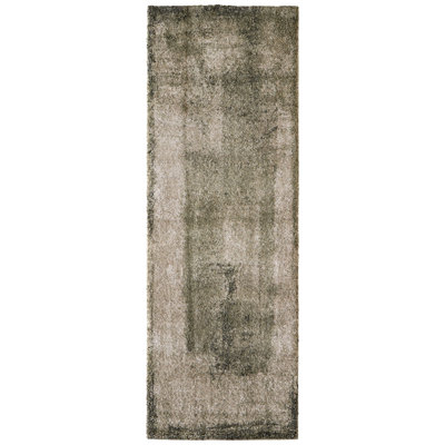 Templas Modern Abstract, Green/Tan