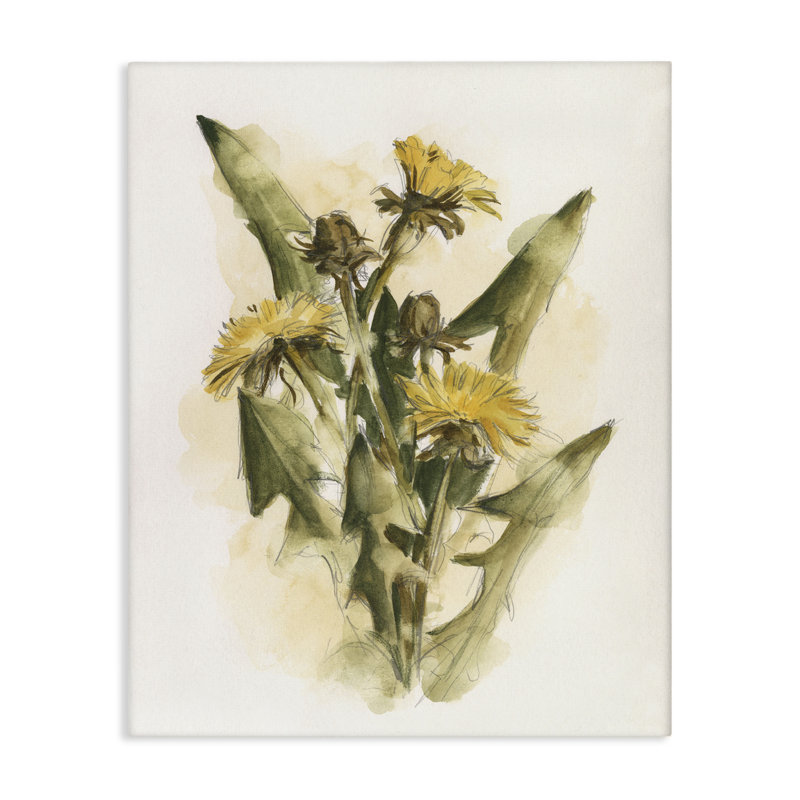 Art mural sur toile Cottage Buttercup Flowers par Ethan Harper, H 30 po x l 24 po