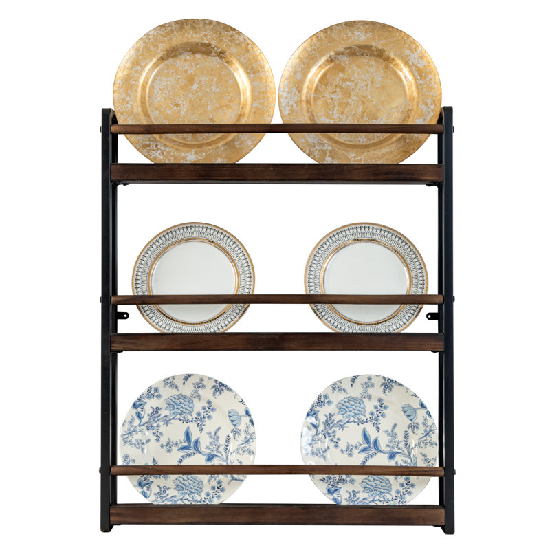 3-Tier Floating Display Shelf For Plate