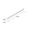 Metal Straight Wall Mounted Pot Rack-17081906