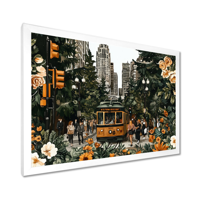 Abstrait quartier de Vancouver, impression sur toile City Vancouver, H 12 po x l 20 po, Blanc