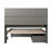  Casandra Solid Wood Platform Bed with Panel Footboard and Storage Drawer-87655101-87655102