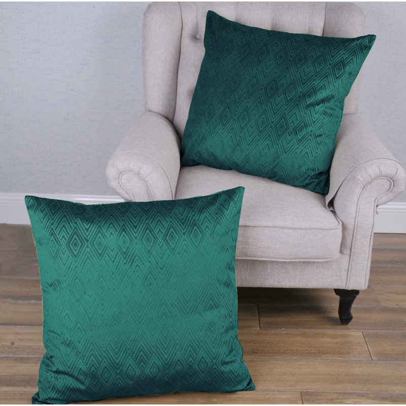 Square Euro Cushion Cover, Sapphire