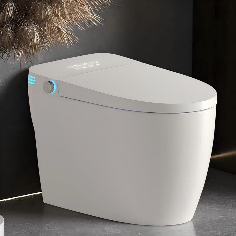 Toilette intelligente moderne avec bidet Iris, ouverture / fermeture automatique, capteur à pédale