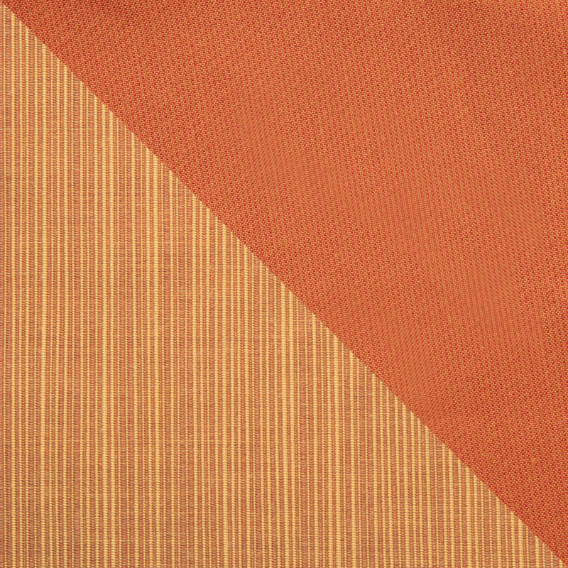 Chaise de patio avec coussins Sehrish, Tissage uni Sunbrella® palette Cayenne