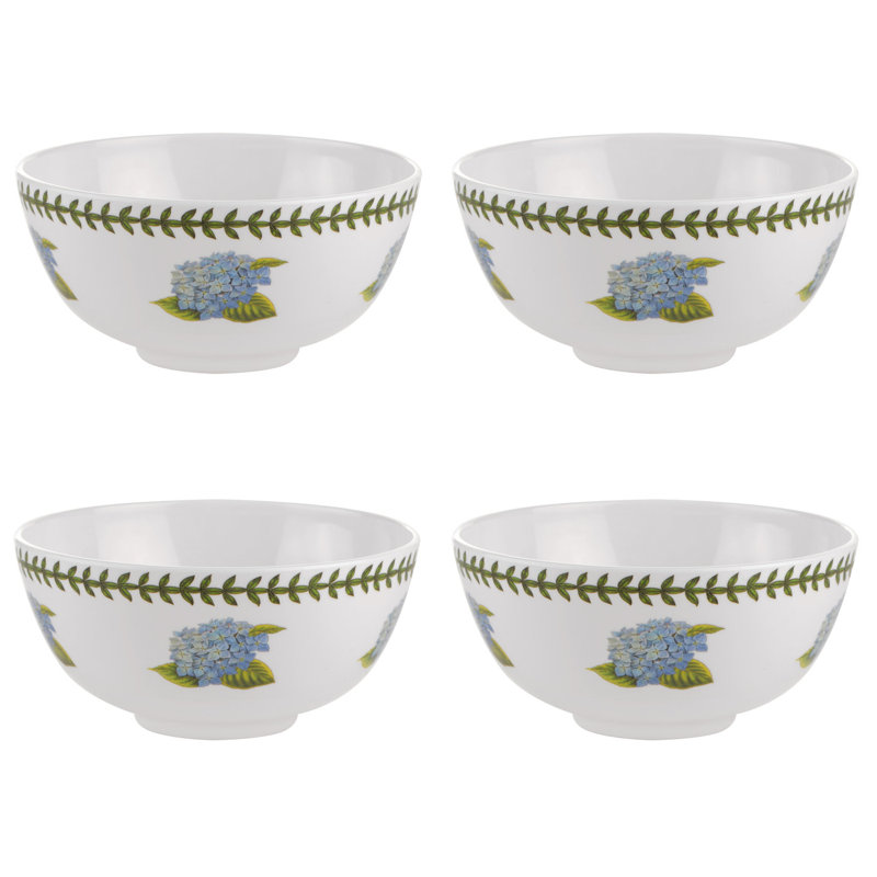 Portmeirion Botanic Garden S/4 Melamine Bowls 6"Hydrangea