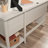 L-Shaped Desk, White Finish
