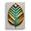 Art Deco Leaf No.5 - Wrapped Canvas-50741161