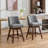 2-Piece Bar Stools (Gray)