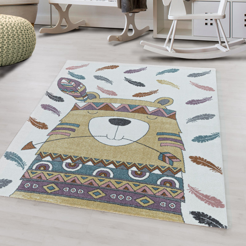 Ilminster Animal Print Flatweave Area Rug, Rectangle 160 x 230cm