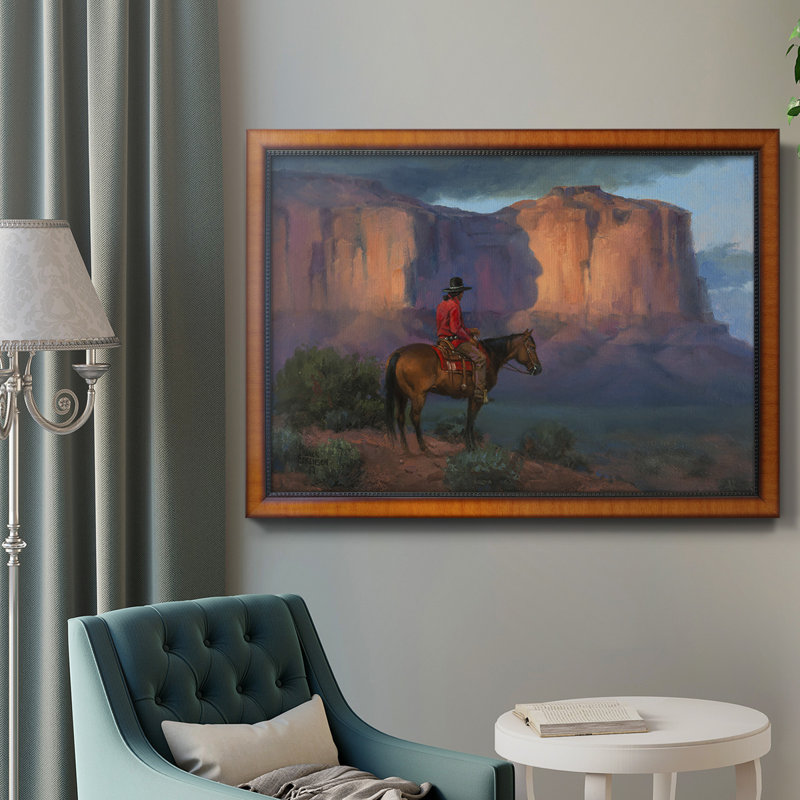 Toile encadrée de qualité supérieure Navajo Shadows - prête à être accrochée, H 16 po x l 20 po x P 1 po