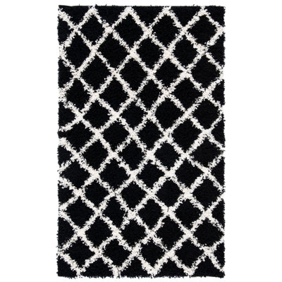 Alberthe Sgd-Dallas Shag Performance Geometric Rug