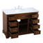 Ensemble de meuble-lavabo simple de 48 po Hermes-1156665651
