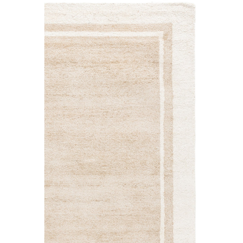 Rayonne / viscose touffetée à la main Mirage; Tapis d'intérieur en coton, Rectangle 9 pi x 12 pi