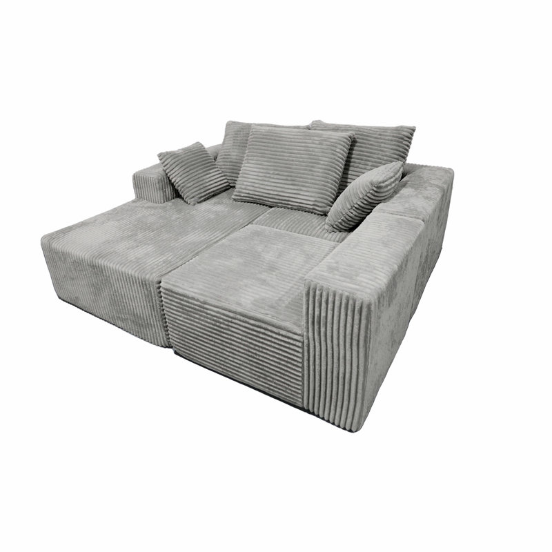Canapé d'angle, canapé modulaire pour la maison, Gris
