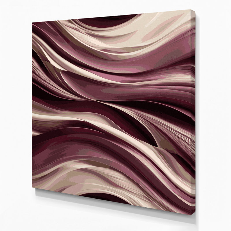Art abstrait sur toile, paysage abstrait rouge, H 8 po x l 8 po