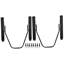 Paire de sièges Universal Racing avec double glissières, inclinable en cuir noir et carbone gauche, noir-80013332-63248604