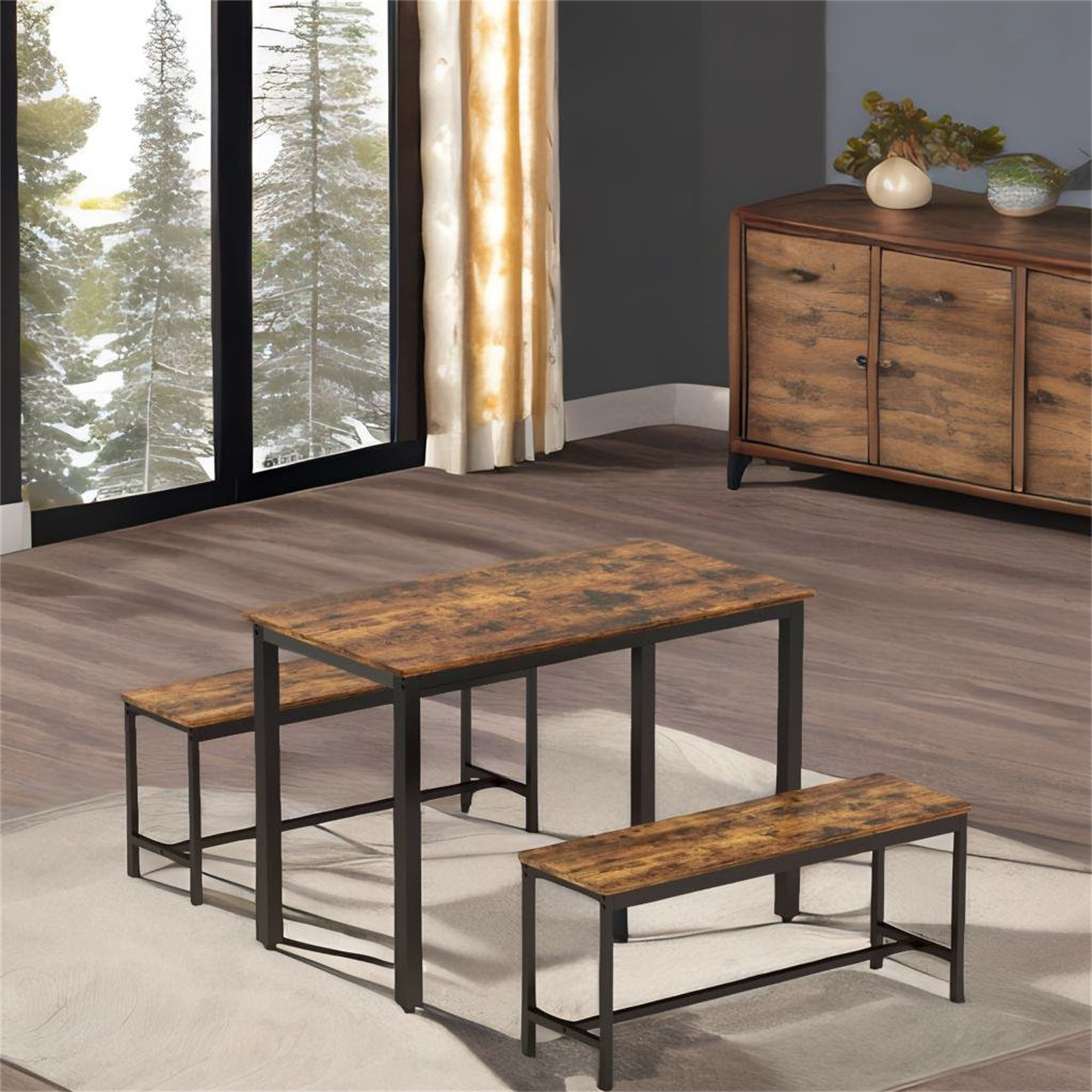 17 Stories Samoset 3 - Piece Dining Set - Wayfair Canada