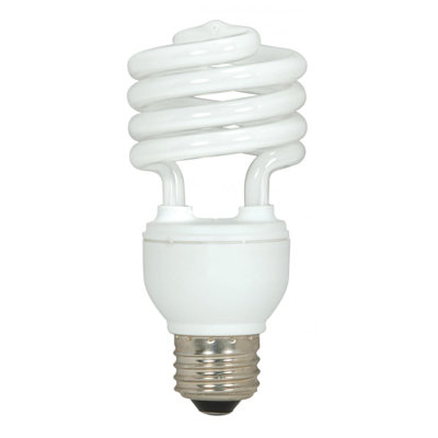 Pack Of (2) 18 Watt T2 Shaped Medium (E26) Base Compact Fluorescent Bulbs