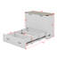 Armoire lit escamotable avec tiroir de rangement et station de charge Murphy-1001065594-1001065595